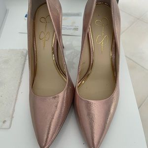 Jessica Simpson Praylee Metallic Pink Pumps